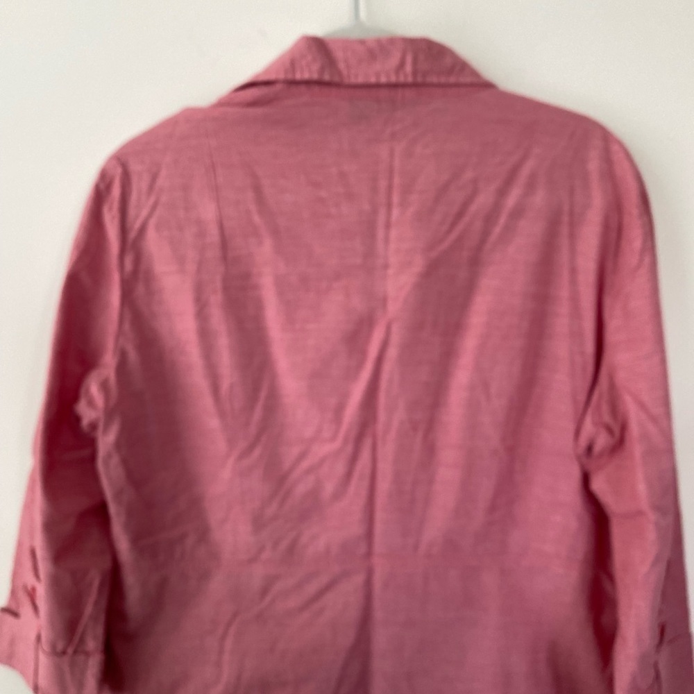 Harve Bernard Red Button Down Collared Shirt Xl - image 2